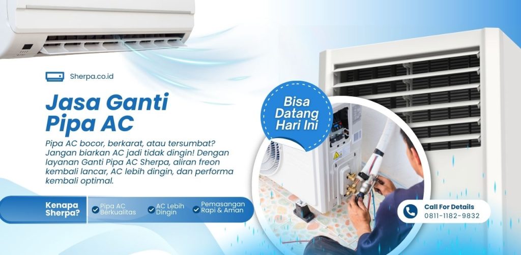 Jasa Ganti Pipa AC