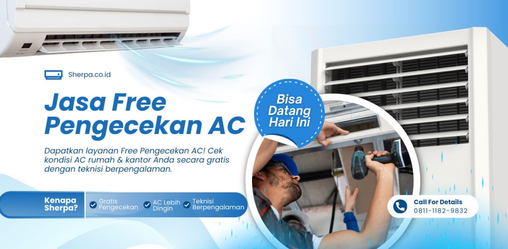 jasa pengecekan AC by sherpa